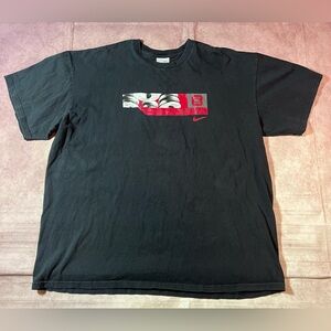 Vintage Nike Shox Swoosh Graphic Logo T Shirt Tee 90s 2000s Shoes Black 2XL XXL